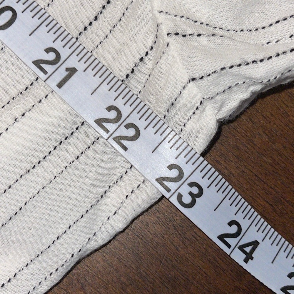 J. Crew Peasant Tulip Cuff Tie Waist Button down Blouse Sz. L - Picture 11 of 16